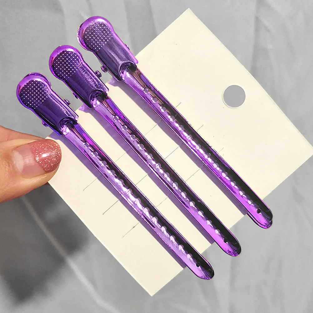 

12 Pcs Barber Clips Haircut Partition Hairdressing Tool for Sectioning Modeling Styling Clamps Salon