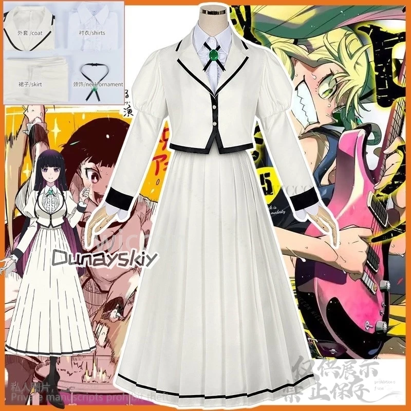 Anime Rock Wa Lady No Tashinami Cosplay JK uniforme escolar disfraz vestido Lolita para niñas mujer Halloween Navidad personalizado