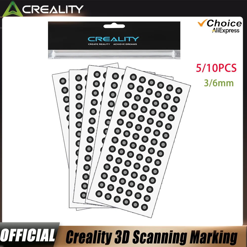 

Creality Official 3.0 mm 3D Scanning Marker for Creality CR-Scan Raptor / Otter / Ferret Pro 3D Scanner Tracking Dot 3D Scanner