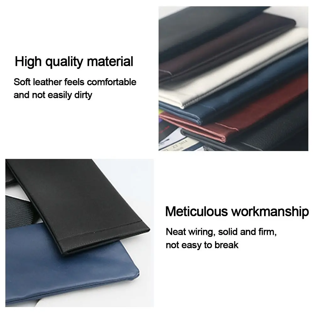 Storage Bags Simple Sunglasses Glasses Bag Soft PU Leather Sun Glasses Pouch Reading Case Bag Women Men