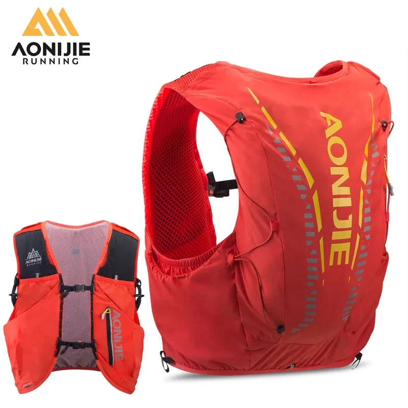 AONIJIE C962 12L Trail Running Hydration Backpack Sports Bag Ultralight Hiking Camping Bag Marathon Running Racing Accessories