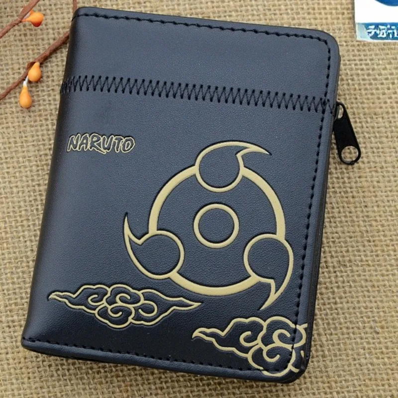 

Creative Anime Cartoon Wallet Cute Coin Purse Around Naruto Wallets Fashion Leather Zipper Wallet Children Birthday Gift