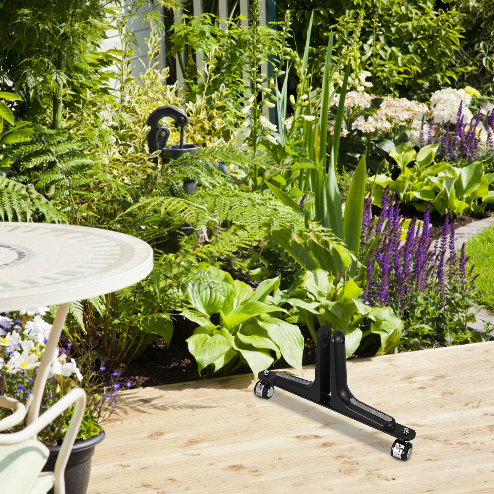 

Adjustable Partition Base Movable Wheel Heavy Duty Garden Privacy Screen Stand Ideal for Outdoor Settings and Decor