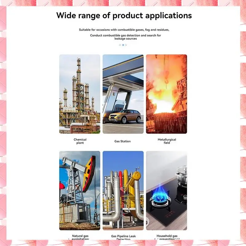 JAJA Gas Leak Detector Portable Nature Gas Detectors Methane Hexane Propane Sniffer For Home/Outdoor