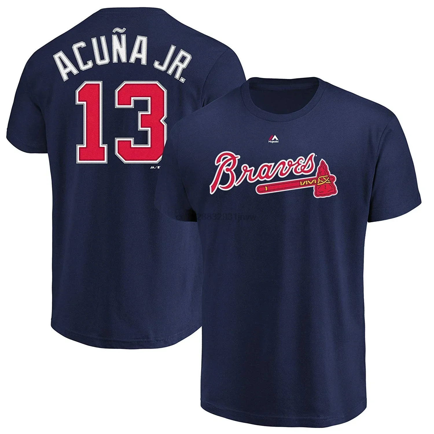 Ronald Acuna Jr Atlanta #13 Braves Youth Player Name Number T-Shirt Navvyy