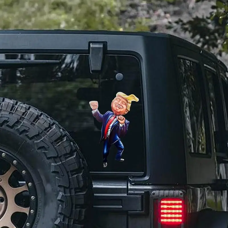 Car Window President Sticker Supporter Decorative Decals Creative Scratch-Resistant President Auto Decals For Car Rvs Suvs