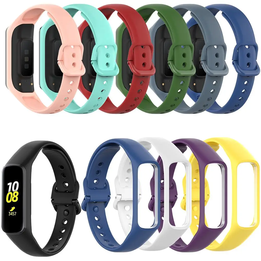 Loop Wristband Adjustable Silicone Strap Smart Bracelet Replacement Watch Band Fit E For Samsung Galaxy Fit-e R375