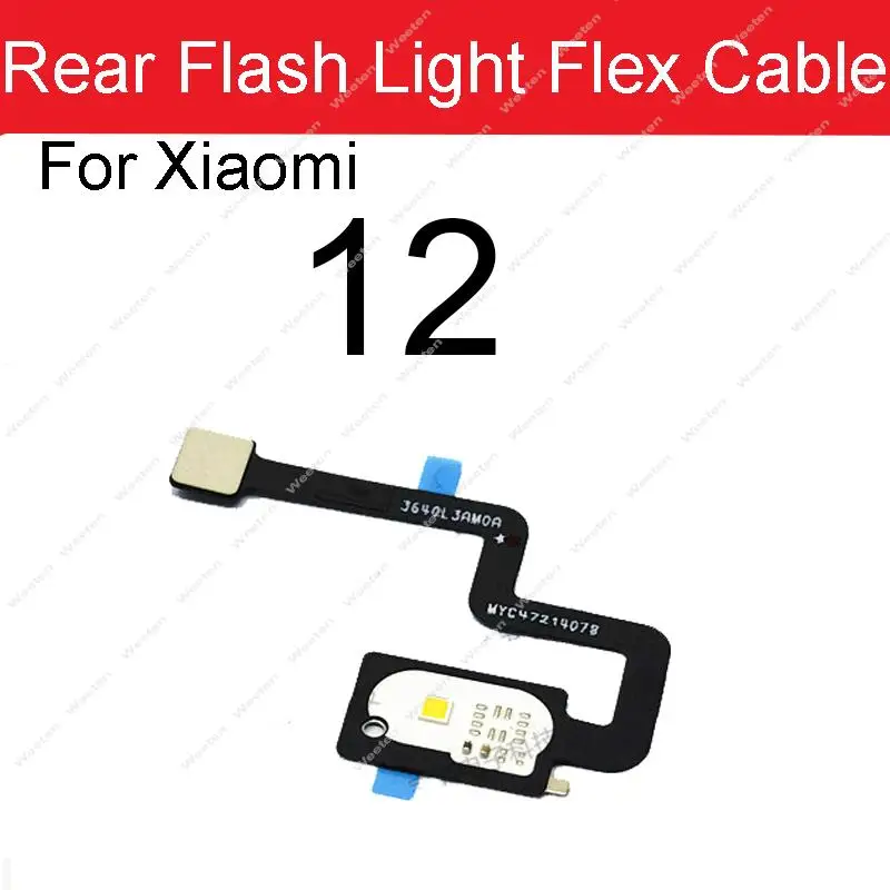 Flash Light Proximity Sensor Flex Cable For Xiaomi Mi 11 12 Pro Lite Mi 11TPro Mi 11 Ultra Distance Proximity Sensor Flex Ribbon