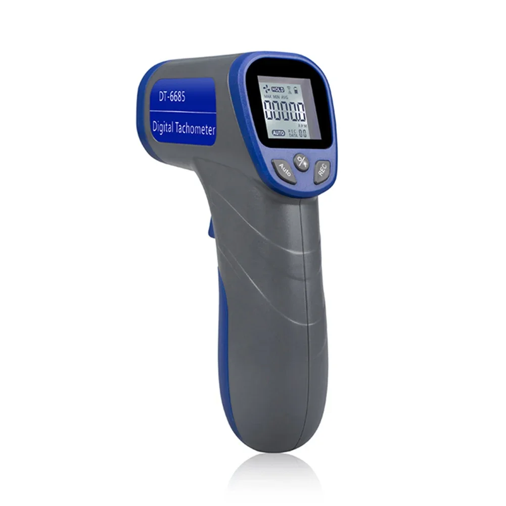 Tachometer NonContact Digital Speed Sensor Measuring up to 99999 RPM Featuring Maximum and Minimum Value Recording