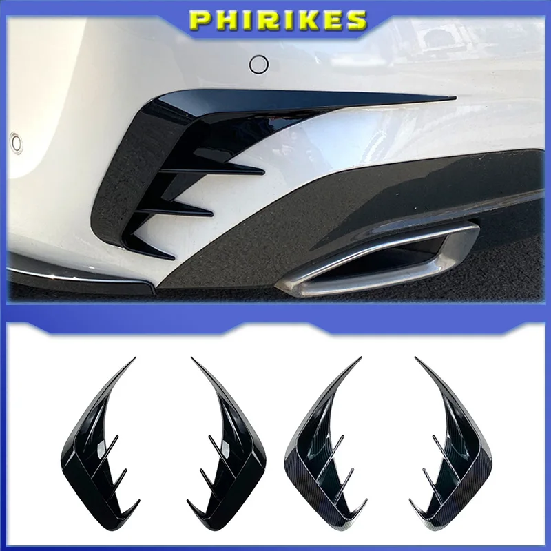 Auto Hinten Lip Spoiler Für BMW 3er G20 M-Sport 320e 330e 318i 320i 325i 330i 340i 2019-2022 Air Vent Outlet Abdeckung Trim