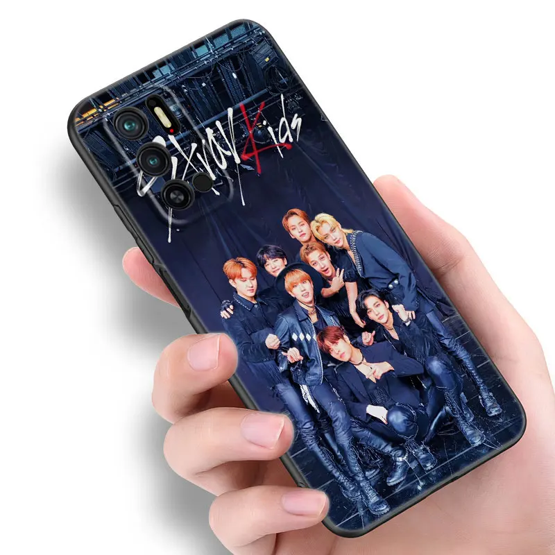 Kpop Stray Kids custodia in Silicone nero per Xiaomi Redmi Note 9 10 11 11S 11T 12 13 Pro 5G Plus 9S 10S 12S