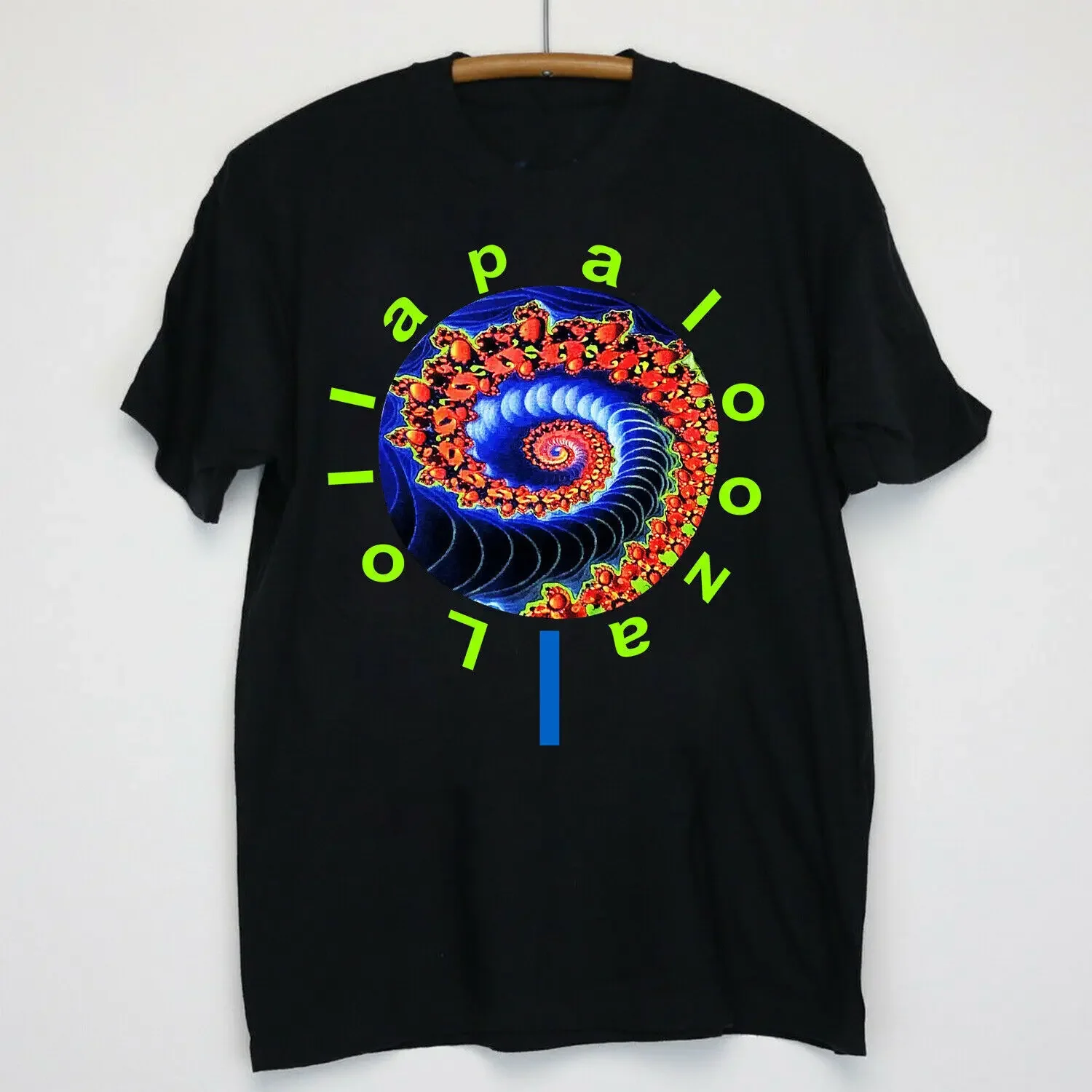 Lollapalooza 1991 The Brockum Group Shirt Vintage Unisex Black Cotton Tee D750