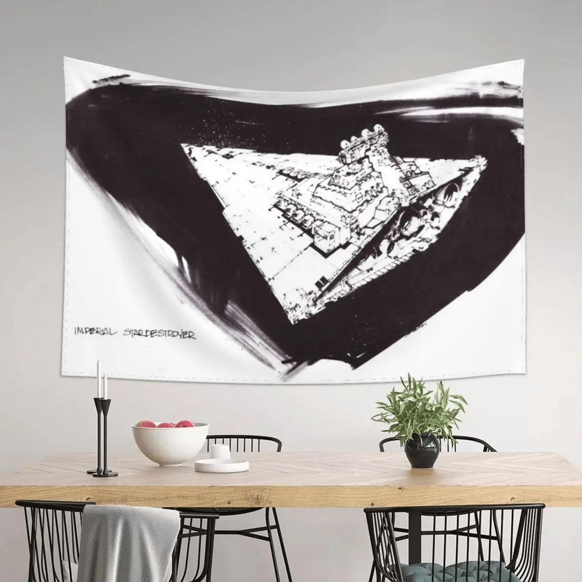 

star destroyer Tapestry Room Decor Korean Style Wall Decoration Items Room Decor Aesthetic Things To The Room Tapestry