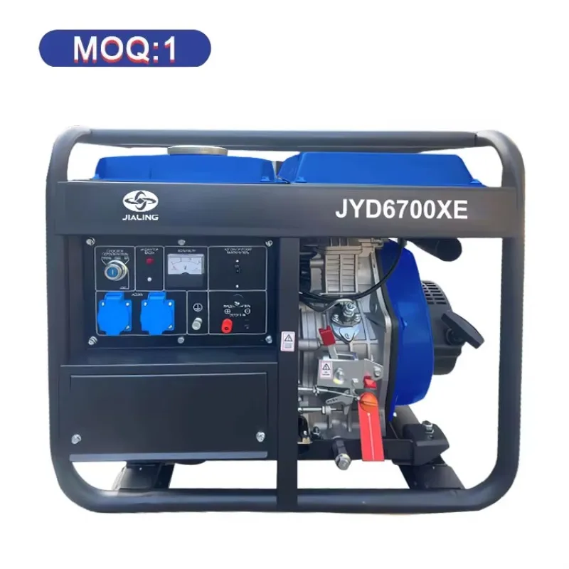 [ ] Silent Electric Generator Group Power 3kva Voltage 220V/380V Single Phase Electricity 5KW