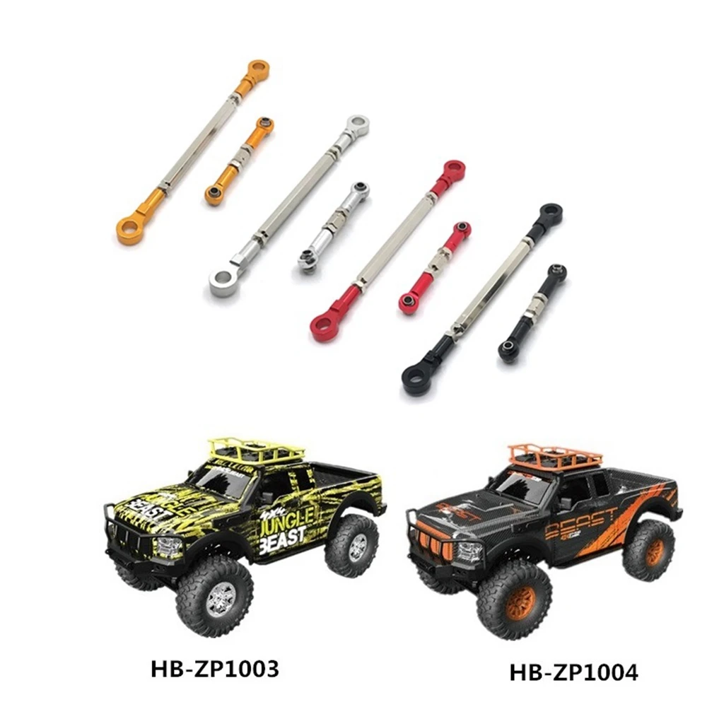 AS96-Metal Steering Rod Servo Link Rod For HB ZP1001 ZP1002 ZP1003 ZP1004 1/10 RC Crawler Car Upgrade Parts