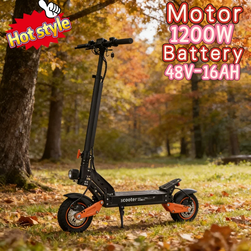 

11 inch tire X1 electric scooter 1200W smart motor electric scooter 48V16AH battery city commuter electric scooter for adults