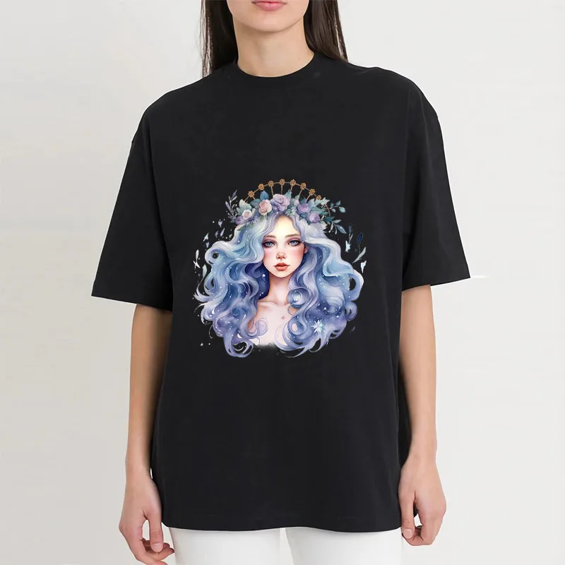 Fashion Heat Transfer Ready to Press Magic Witch Tarot Crystal Iron Heat Transfer Printing for DTF Transfer Clothing Applique
