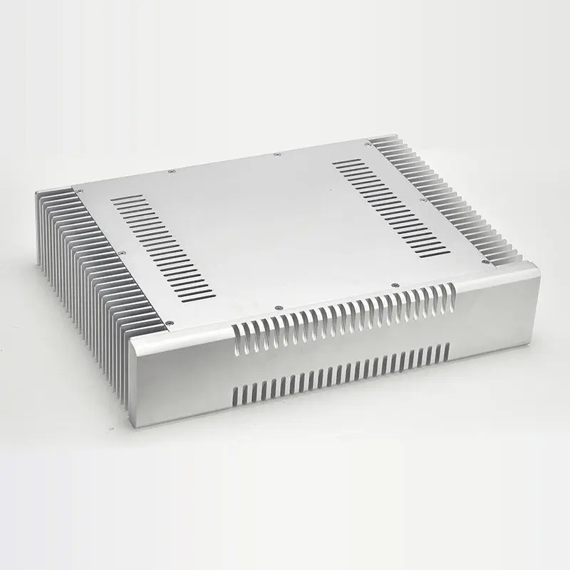 BRZHIFI 4309 Aluminum Alloy Power Amplifier Enclosure Full Aluminum CNC Audio Cabinet Aluminum Chassis