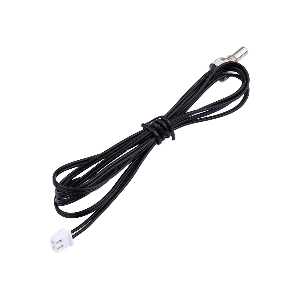 2PCS NTC 10K 1M/2M/3M Waterproof Thermistor Temperature Sensor XH2.54 Terminal M8 Thread Cable Temperature Controller Probe