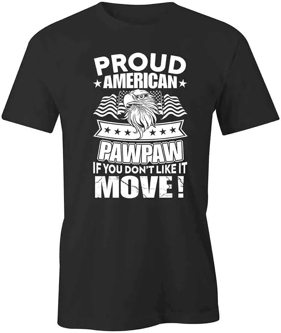 Proud American Pawpaw T-Shirt | Black, Printed Tees, Graphic Tshirts