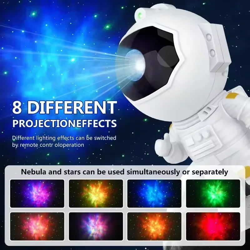 Xiaomi  Astronaut Projector Night Light Galaxy Star Starry Sky Projectors USB Led Table Lamp For Children Gift Bedroom Decor