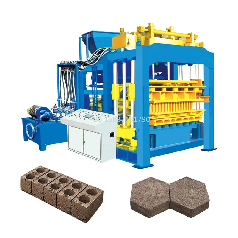 China New Arrival Brick Making Machine Hydraform Brick Making Machine Multi Interlock Brick Making Machine Deposit for France