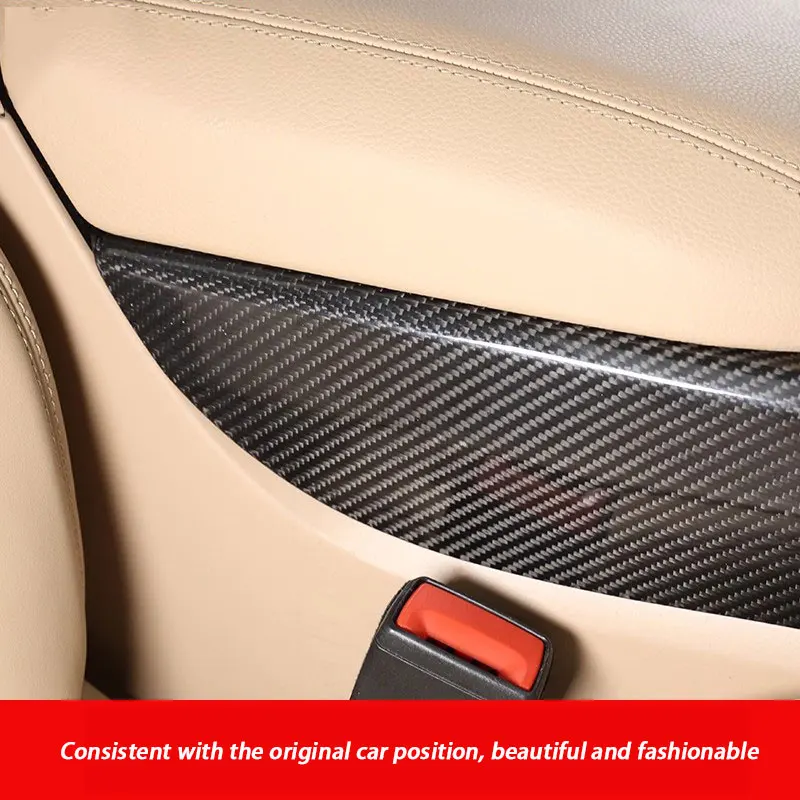 

Real Carbon Fiber Car Central Control Gear Shift Side Panel Cover Trim Sticker For Porsche Cayenne 2018 2019 2020 2021 2022 2023