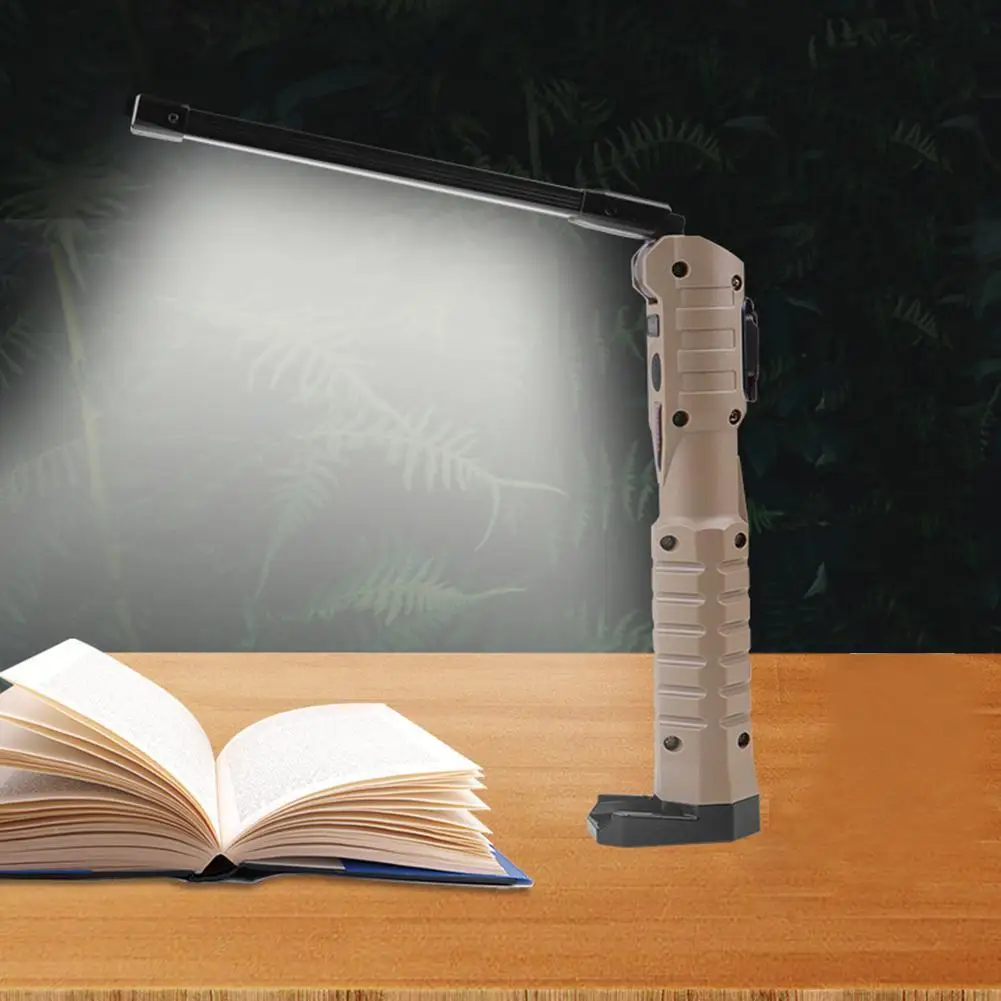 

Портативный светодиодный рабочий фонарь с USB-зарядкой, магнитом и складной конструкцией для ночного освещения