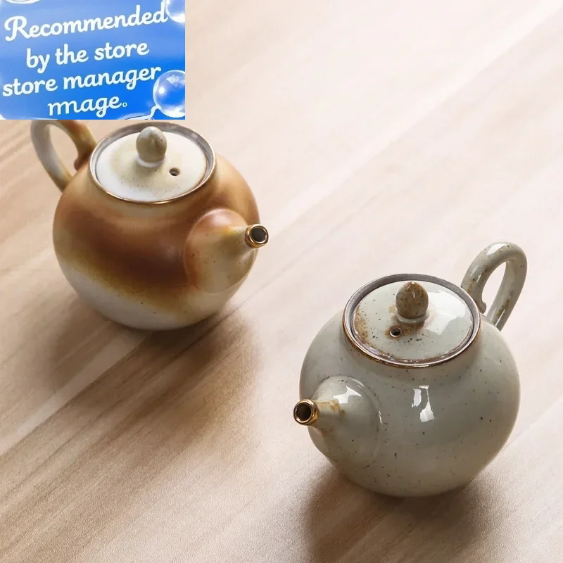 

Оптовая продажа, керамический чайник, одиночный чайник, полностью ручная работа, креативный винтажный бытовой чайный сервиз, традиционный китайский чайный сервиз Siteel