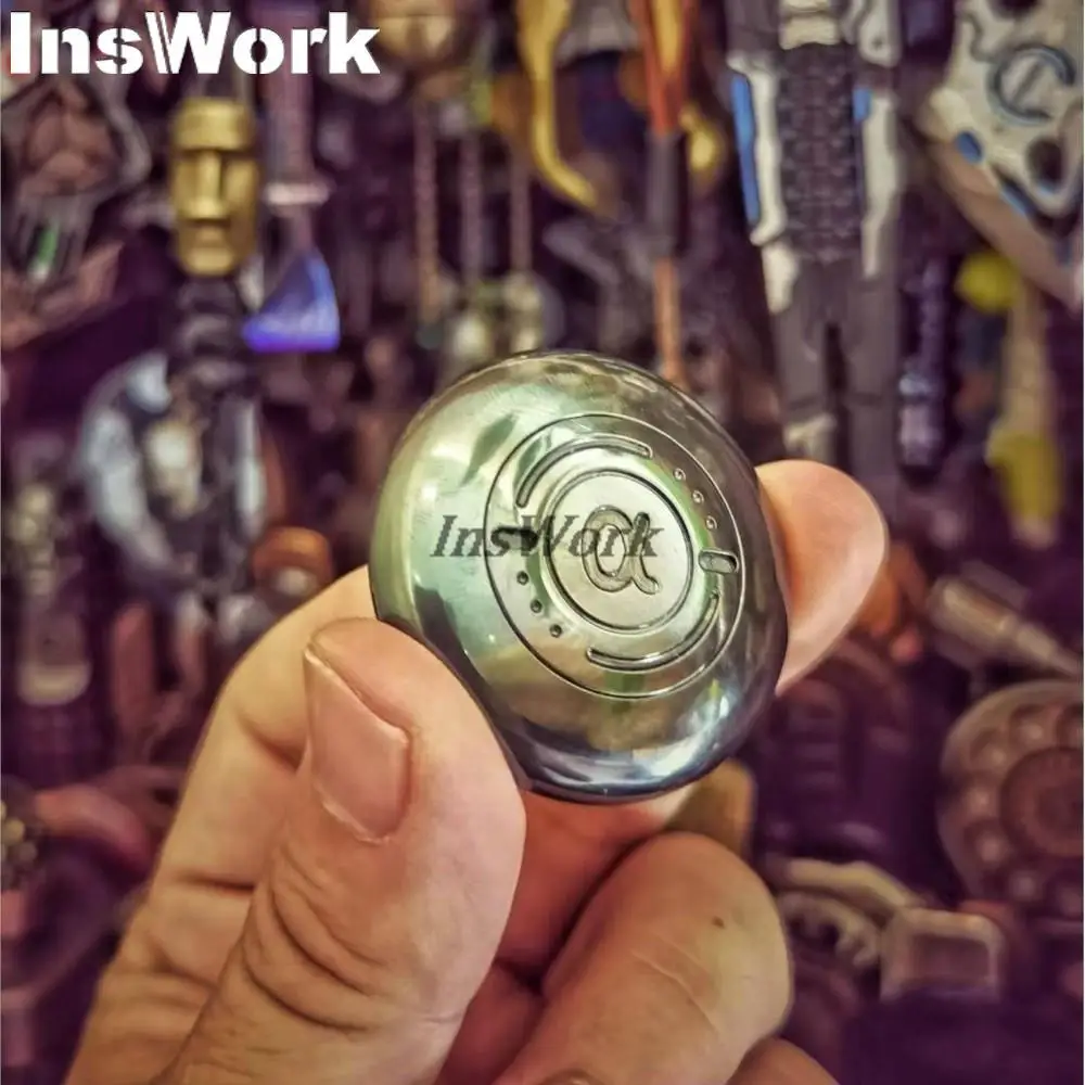 UFO hactic Coin Composite Push Slider, juguetes de descompresión de Metal, Spinner Fidget, juguetes antiestrés, Fidget magnético EDC