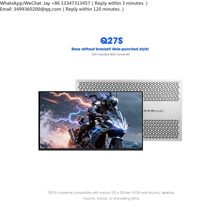

KUYCON Q27S 26.5 Inch 4K 240Hz Gaming Monitor Retina Display Photography Design Desktop Aluminum Vertical Monitor Without Stand