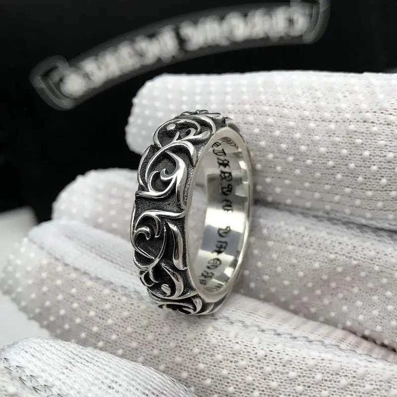 New Personalized Trendy Person Retro Eternal Vine Ring for Men and Women Couples