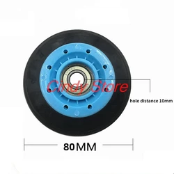 1PCS diameter 80mm Dryer Drum Support Roller Fit for drying machine roller wheel clothes dryer support wheel accessories