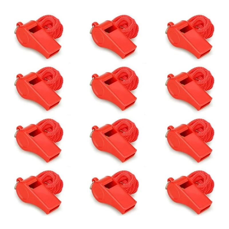 Q39E 50Pcs Sports with Lanyard for Referees,Teachers,Officials, Polices