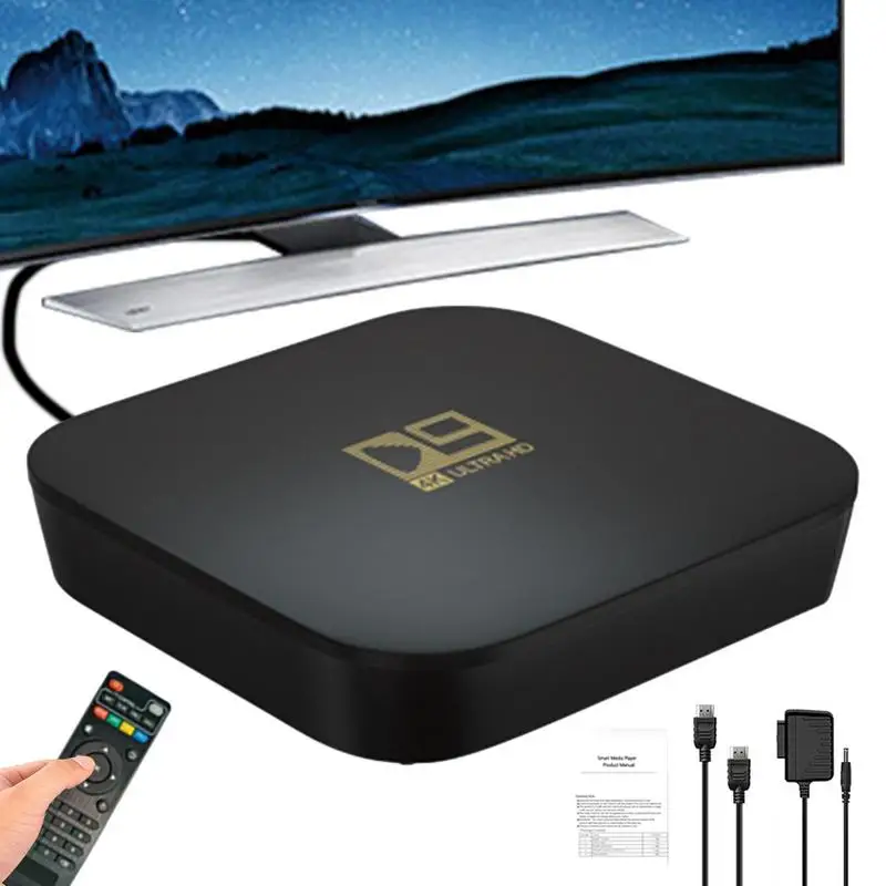 Стандартная ТВ-приставка S 4K Ultra HD Android TV 9,0 HDR 8 Гб WiFi DTS Многоязычная смарт-приставка с Bluetooth 2,4G