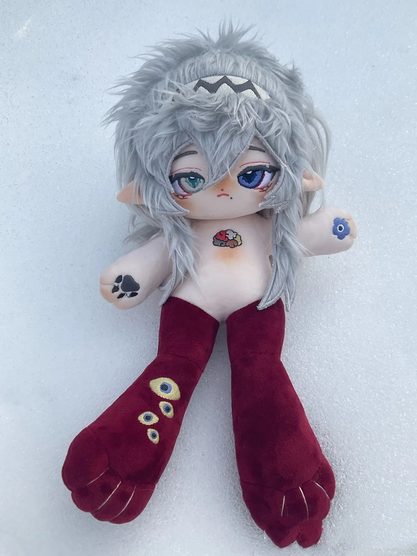 Fan Sheng Punk Princess Elf  Monster Stuffed 30cm Cute Plushie Cotton Plush Doll Body Anime Figure Toy For Kids Gifts Cosplay