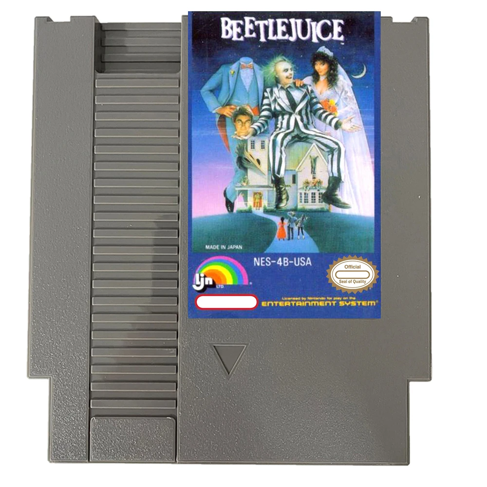 

Classic Game Beetlejuice For NES Super Games Multi Cart 72 Pins 8 Bit Game Cartridge,for NES Retro Game Console