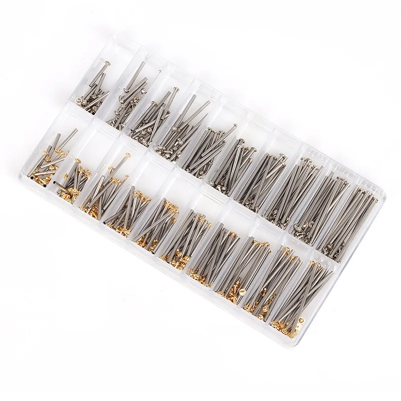 Watch Bracelet Repair Kit - Rivet Screws, Spring Bars & Ceramic Link Pins Assortment Set