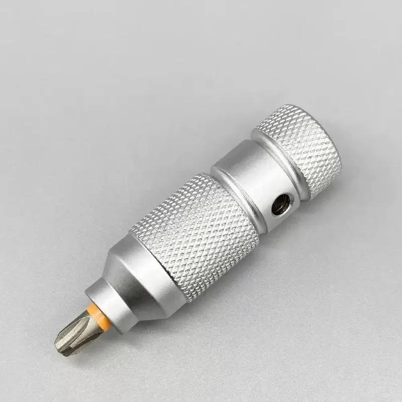 Everbright Store Multi-purpose 6.35mm All Steel Metal Handle 1/4inch Batch Multi-purpose Metal Screwdriver