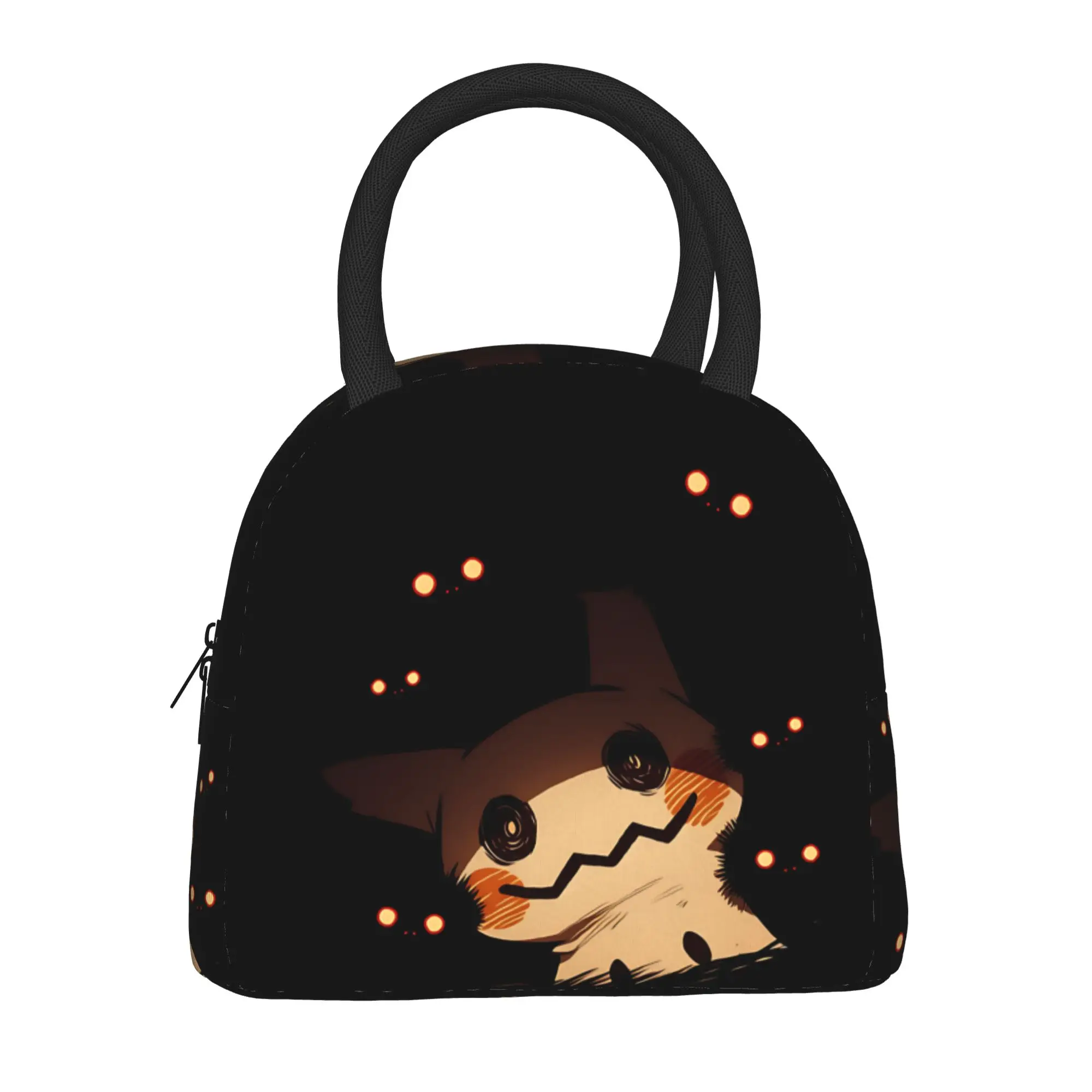 Pokemon Halloween Gengar Handbag Insulated Lunch Bag Ice Pack Rice Bag  bolsa Student Bento Lunch Handbag Insulation