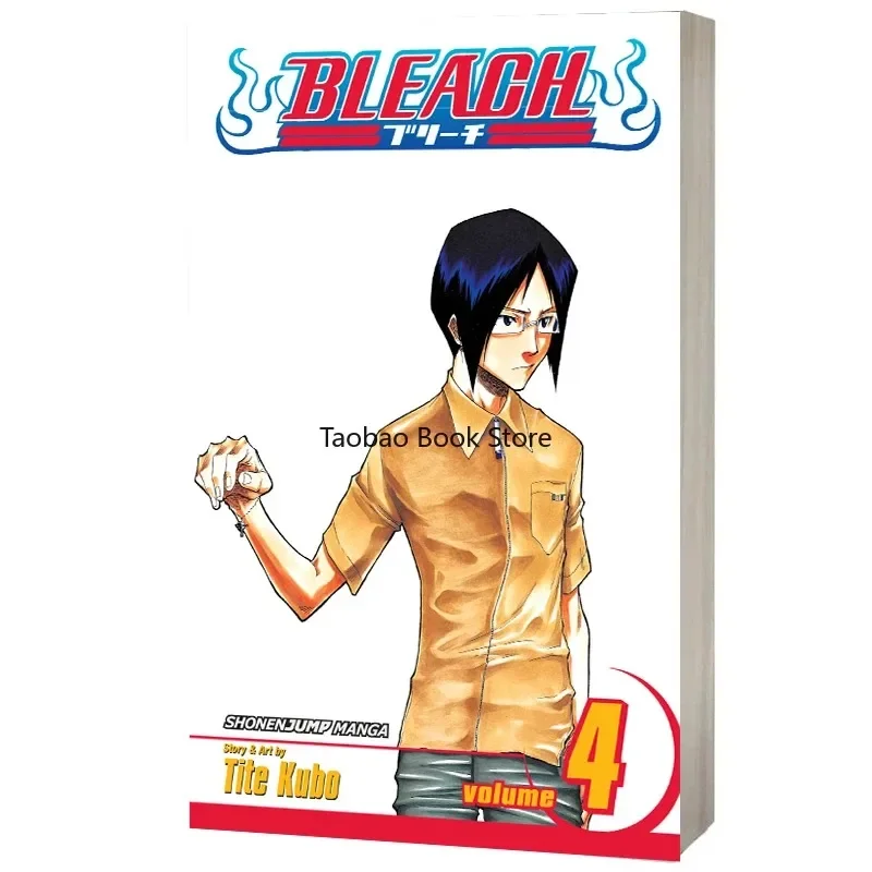 

Popular Manga Book Bleach, Vol.4 Japan Youth Teens Fantasy Science Mystery Suspense Manga Comic Book English