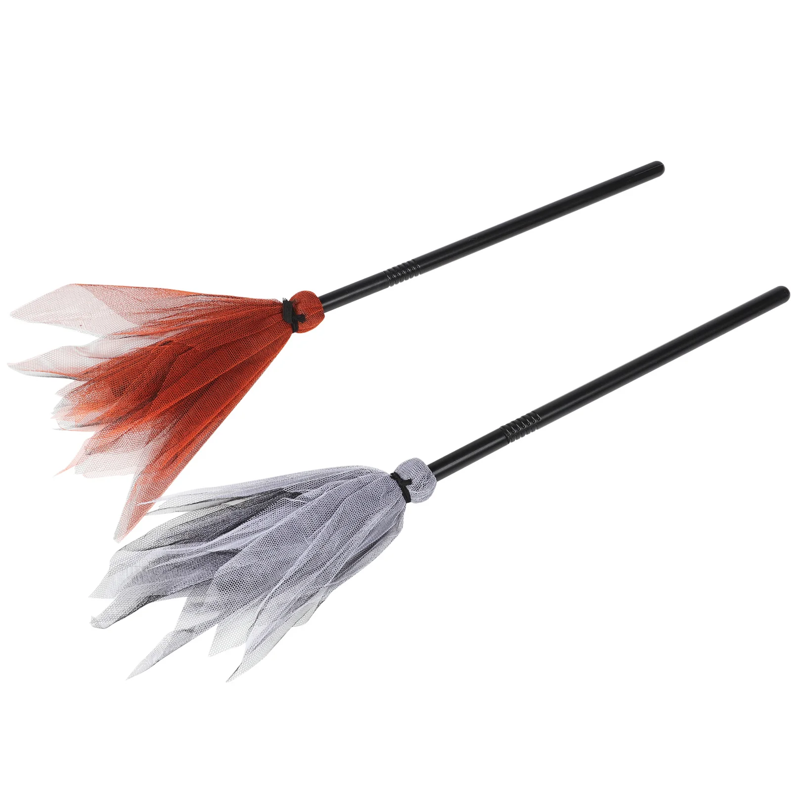 

2pcs Decor Party Masquerade Broom Stick Cosplay Broomstick Halloween Prop Witch Broomstick Witch Broom Gift Gift