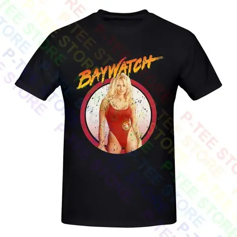 Baywatch Pamela Anderson Parker sauveteur chemise T-shirt cadeau quotidien naturel Streetwear