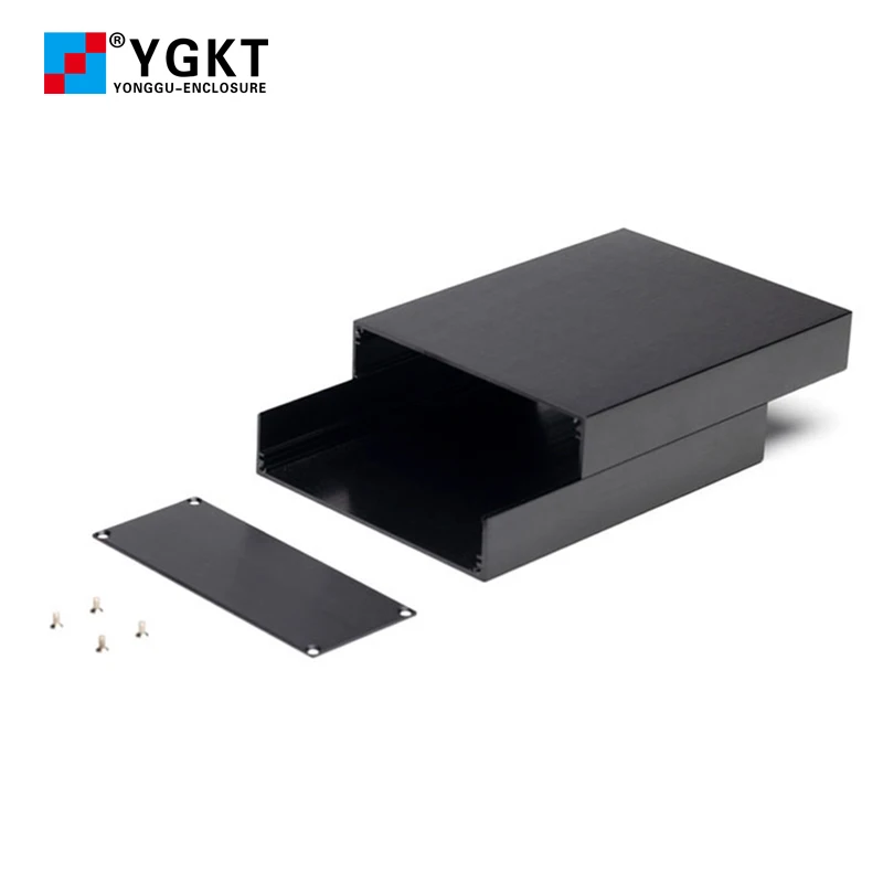 Factory Supply Anodized PCB Box Experimental Equipment Extruded Housing Extrusion Aluminium Electronic Enclosure H23 125*51MM