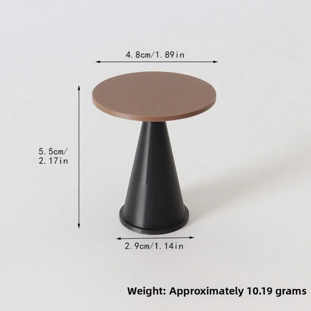 Mini 1/12 Dollhouse Miniature Chair Multistyles House Decoration Wood Coffee Dining Table Chairs Modern Simple