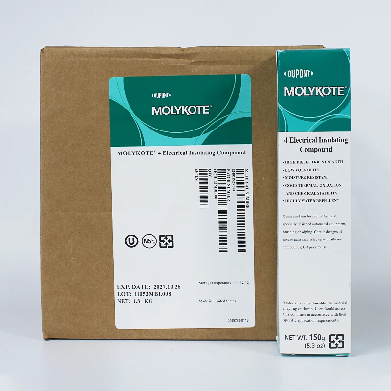 Original Dow Corning Molykote DC-4 Electrical Insulating Compound High Dielectric Strength Electrical Insulating Grease