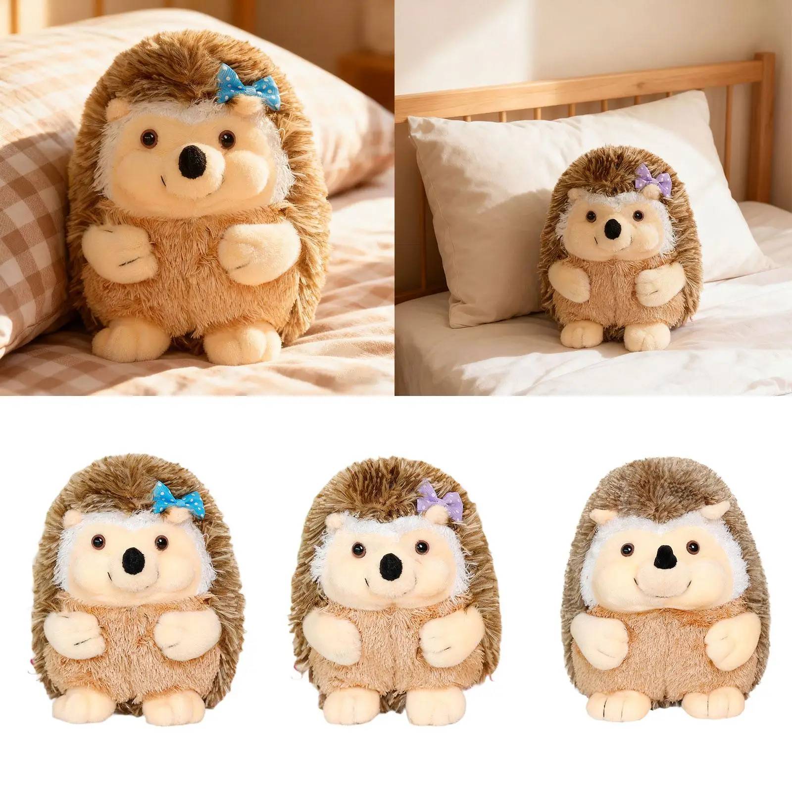 Hedgehog Animal Doll Soft Stuffed Animal Plush Toy for Teens Children Kids