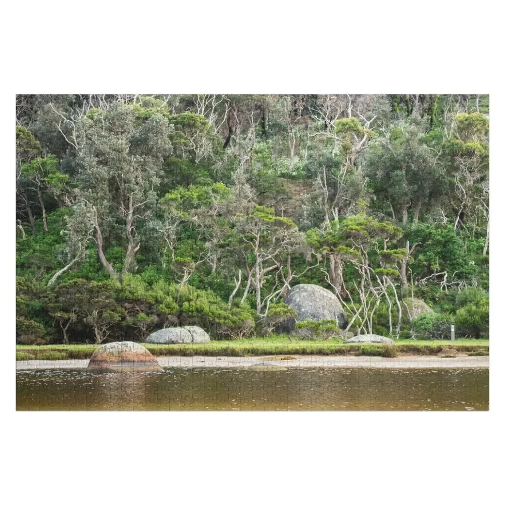 

Tidal River Trees Jigsaw Puzzle Wooden Decor Paintings Personalized Custom Jigsaw Custom Gift Puzzle