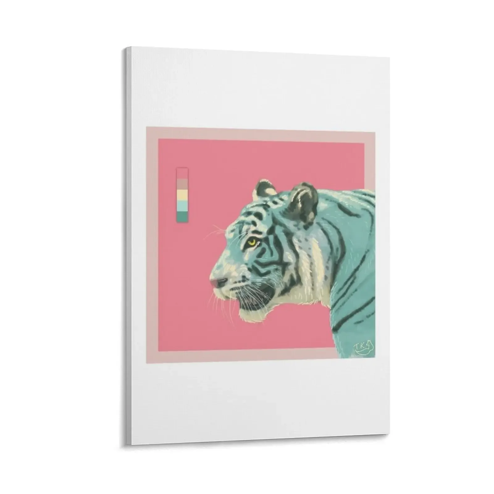 

Pastel tiger Canvas Painting room decorations for men Home decoration poster home decors accessories