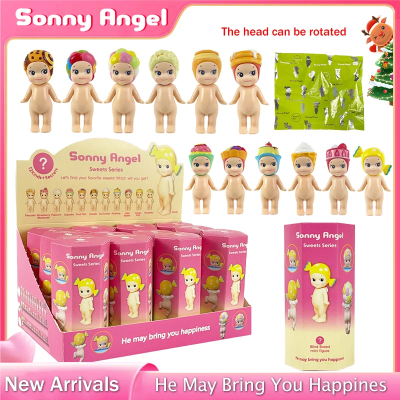 Sunshine Angel Party Angel Candy Standing Mini Doll Car Decoration Computer Mobile Phone Sticker Decoration Cute Blind Box
